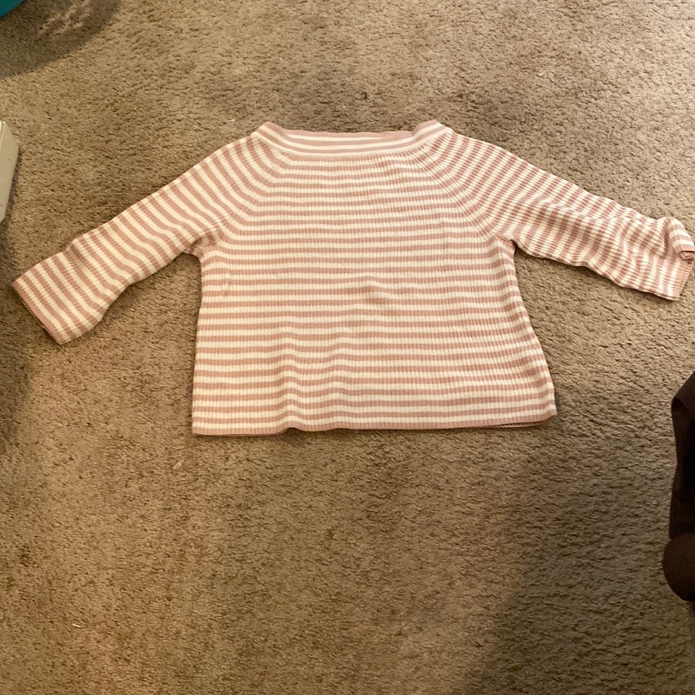 Boatneck striped sweater